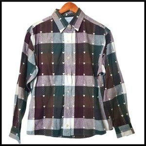 Vintage‎ Cascade Blues 100% Cotton Multi-Colored S